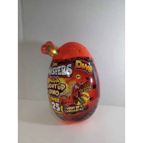 Zuru Smashers Mega Light Up Dino Epic Egg Over  25 Surprises Series 4 - Picture 5 of 7